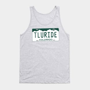 Telluride License Plate Tank Top